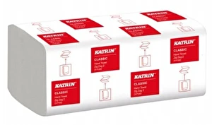 Ręcznik papierowy KATRIN składany ZZ 2W biały 4000 listków 20 zgrzewek