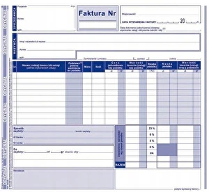 Faktura VAT 2/3 A4 oryg+kopia 102-2E