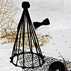 Druciki kreatywne czarne 30cm 25szt