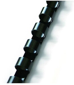 Grzbiety plastikowe do bindowania 12,5mm (105k) czarny