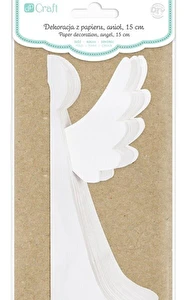 Dekoracja z papieru anioł 15cm