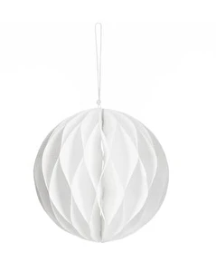 Dekoracja z papieru kula zawieszka 8 cm