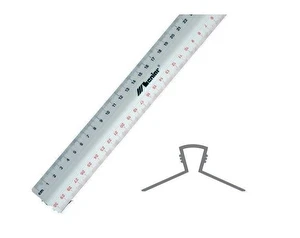 Linijka aluminiowa z uchwytem 50cm Leniar