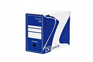 Karton do archiwizacji 150 MM niebieski VAUPE