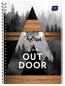 Kołozeszyt A4 120 kratka INTERDRUK