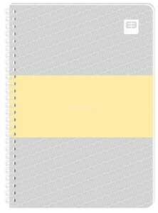 Kołozeszyt A5 80 kratka INTERDRUK B&B PASTEL