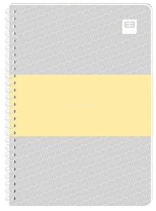 Kołozeszyt A5 80 kratka INTERDRUK B&B PASTEL