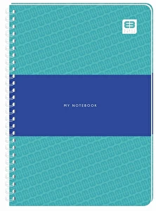 Kołozeszyt A5 80 kratka INTERDRUK B&B PASTEL