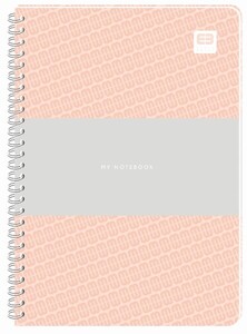 Kołozeszyt A5 80 kratka INTERDRUK B&B PASTEL