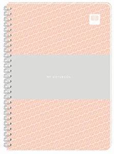 Kołozeszyt A5 80 kratka INTERDRUK B&B PASTEL