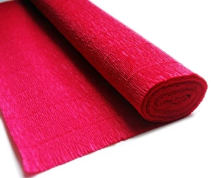 Krepina Włoska ciemno czerwona gruba 180g 582