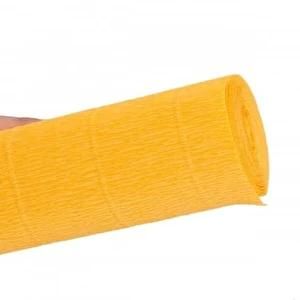 Krepina Włoska gruba 180g 576 Ciemno żółta