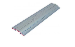 Linijka metalowa z uchwytem 30cm Leniar