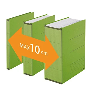 Teczka PLUS skoroszytowa ZERO MAX A4 zielona