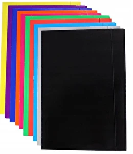 Teczka z gumką A4 mix kolorów 10szt