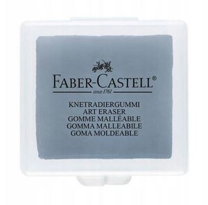 Gumka chlebowa Faber-Castell szara etui plastikowe