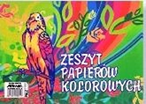 Zeszyt papierów kolorowych A4 8 k.