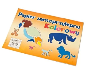 ZESZYT PAPIERÓW KOLOROWYCH samoprzylepnych A5 8k