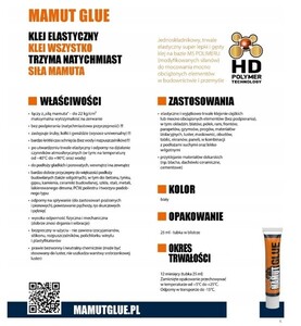 Klej elastyczny MAMUT glue polymer 25 ml