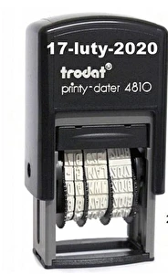 Datownik Trodat 4810 samotuszujący czarny POL