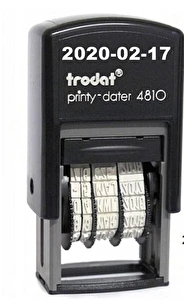 Datownik Trodat 4810 samotuszujący czarny ISO