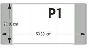Okładka na książkę P1 regulowane