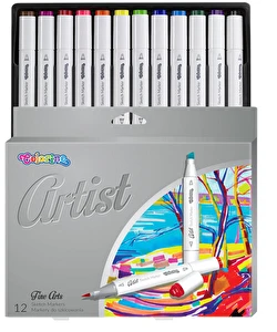 Markery do szkicowania Artist 12 kolorów Colorino