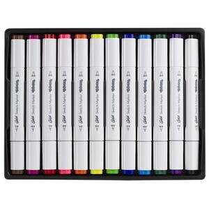 Markery do szkicowania Artist 12 kolorów Colorino