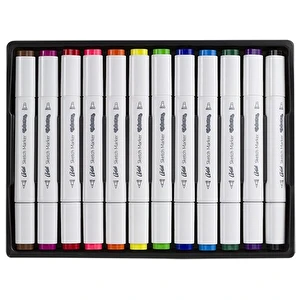 Markery do szkicowania Artist 12 kolorów Colorino