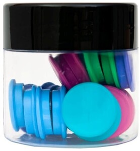 Magnesy okrągłe 20 mm Mix pastel 20 sztuk