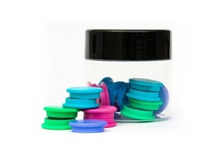 Magnesy okrągłe 20 mm Mix pastel 20 sztuk