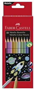 Kredki Faber Castell ołówkowe metaliczne 10 kol.