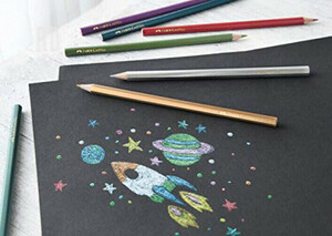 Kredki Faber Castell ołówkowe metaliczne 10 kol.
