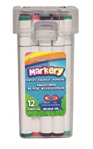 Markery Bambino do prac artystycznych 12 kolorów