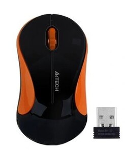 Mysz A4 TECH V-Track G3-270N-1 Czarny+ pomarańcz