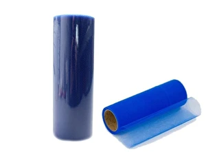 Tiul na rolce dekoracyjny 15cm x 9m ciemno niebieski