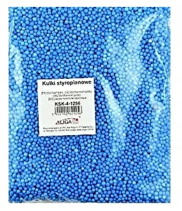 Kulki styropianowe 4 mm,10 g niebieskie