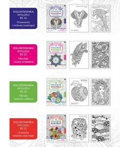 Kolorowanka B5 32k. WYLUZUJ KOLORUJ MIX
