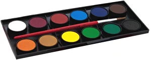 Farby akwarelowe Faber-Castell 12 kolorów + pędzelek