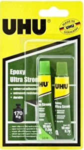 Klej UHU Ultra Strong wolnowiążący 2x10 ml