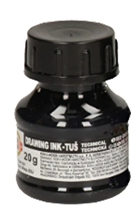 Tusz kreślarski czarny 20g Koh-I-Noor