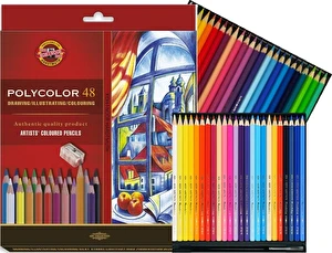 Kredki Koh-I-Noor Polycolor 48 kol + 2 ołówki