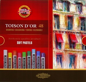 Pastele Kredki Koh I Noor TOISON D`OR SUCHE 48 szt