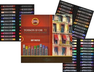 Pastele Kredki Koh I Noor TOISON D`OR SUCHE 72 szt