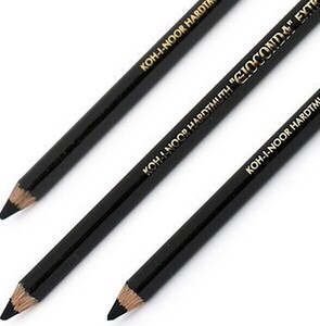 Węgiel w drewnie 3 szt Gioconda czarny Koh I Noor