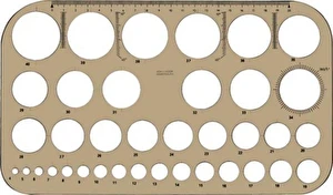Szablony kółka Z37 Koh-I-Noor