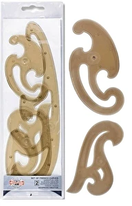 Krzywiki średnie zestaw 3 sztuk Koh-I-Noor