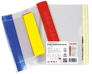 Okładki okłada bezbarwna na książki zeszyty komplet do klas VII-VIII+gratis