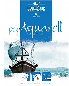 Blok do akwareli 250g/m2 A4/10 biały Koh I Noor