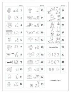 Zeszyt A4/16 k do kaligrafii Nauka pisania GATIS